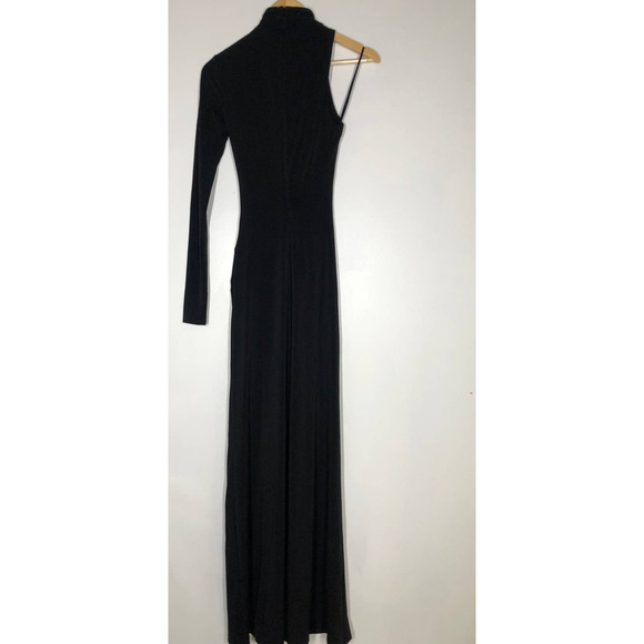 Cinq à Sept Francoise Gown Long Sleeve Black 2 - Picture 6 of 16